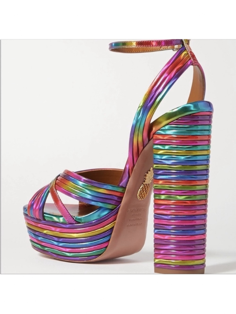 EUC Aquazzura Sundance platform 35 $895 - Picture 4 of 16